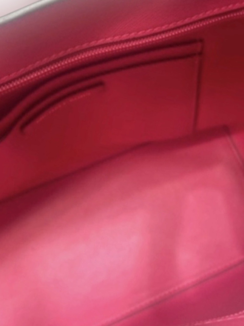 Michael Kors Pratt Large Top Zip Lesthef Tote Electric Pink - Picture 6 of 12